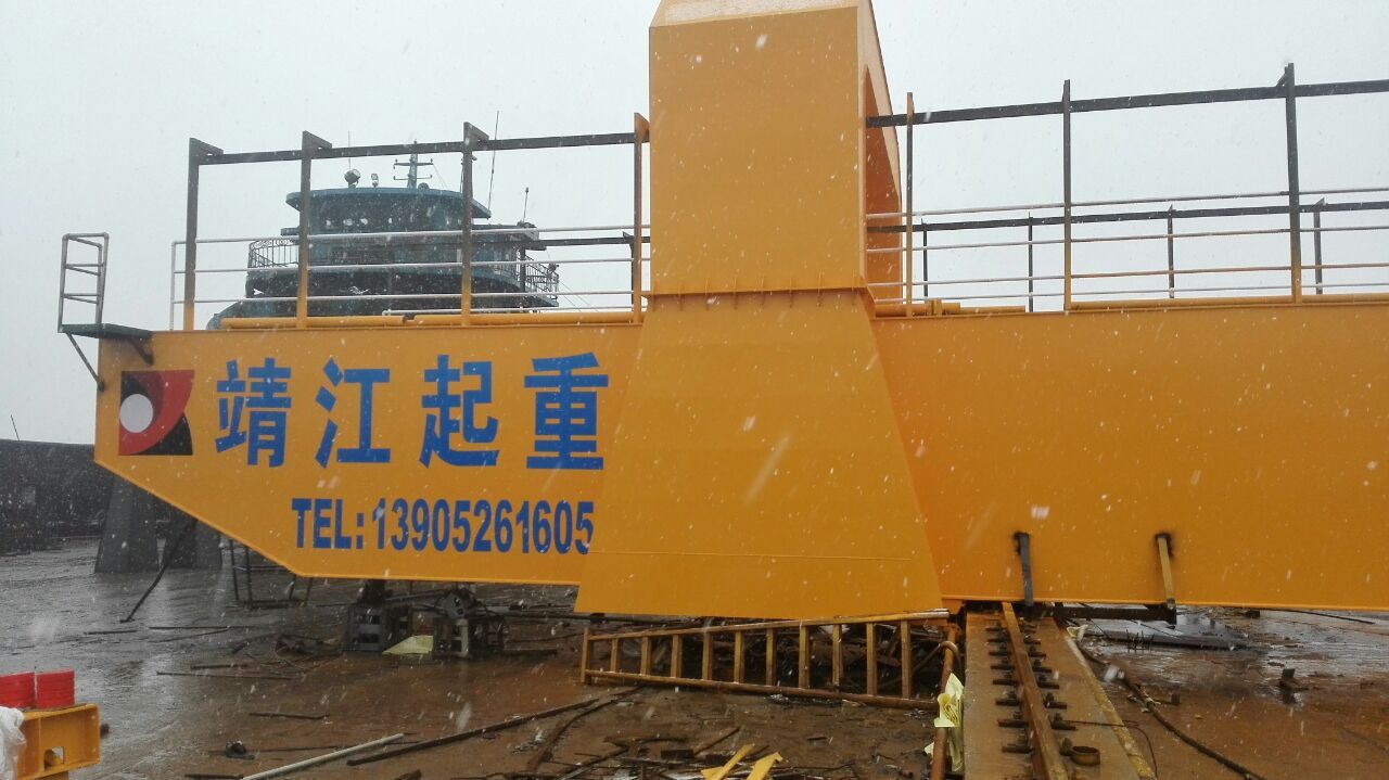 喜報：靖起100T船用門吊安裝完畢！